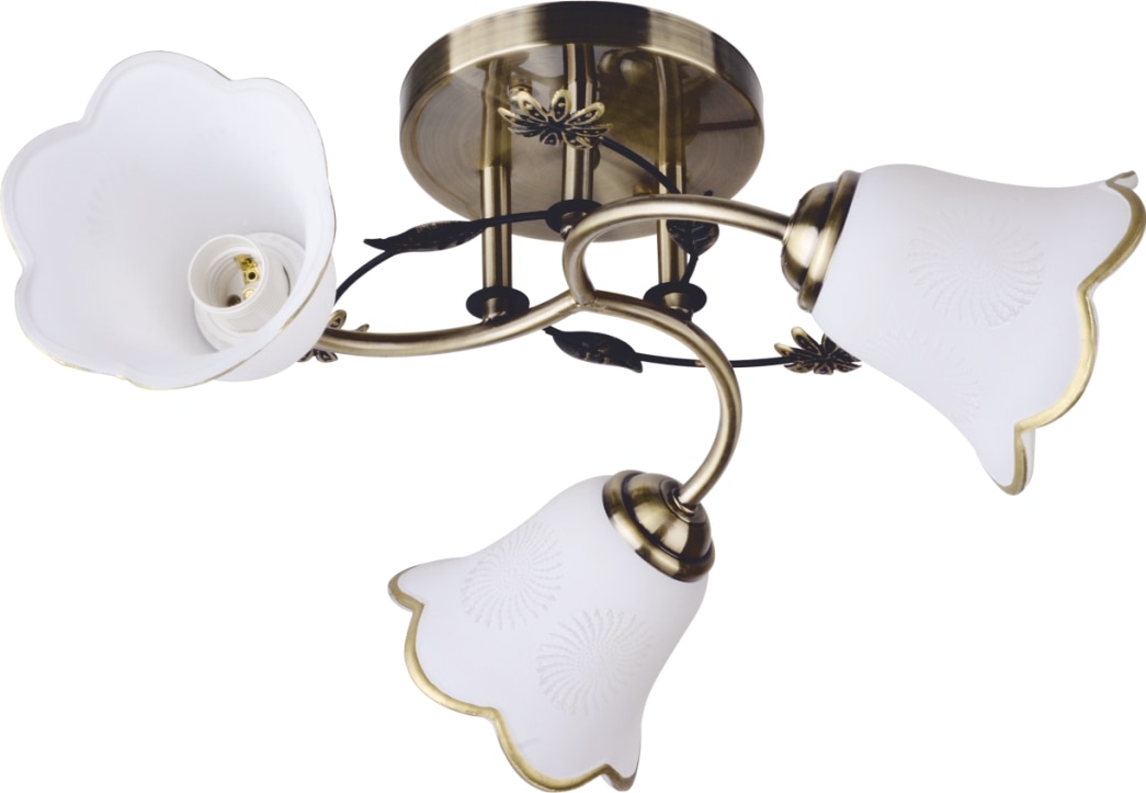 Candelabru KLAUSEN Bellis 3 LY-3088, 15W, E27, Bronz