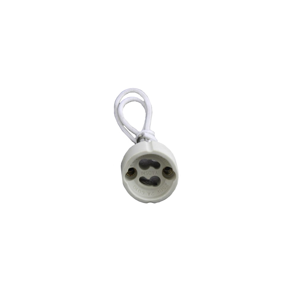 Soclu portelan pentru bec halogen GU10 15 cm