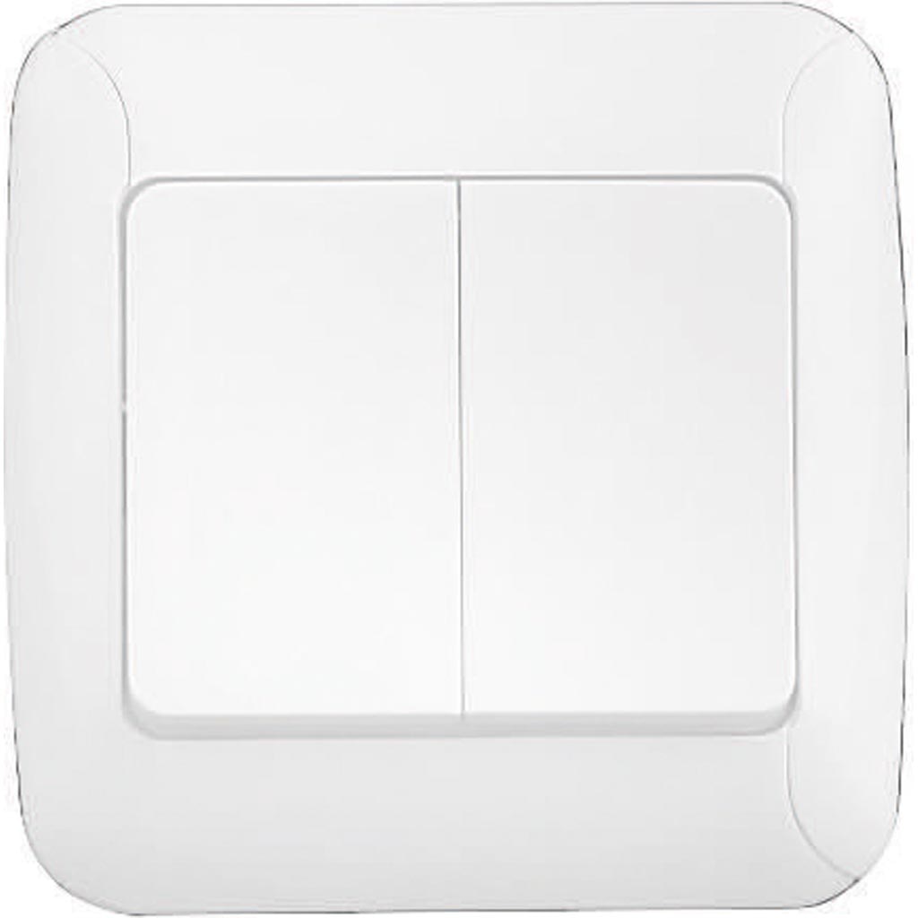 Intrerupator, 10 A, 220 V, alb  •  Gunsan Fantazi