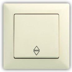 Intrerupator scara, 220 V, 10 A, crem • Gunsan Visage