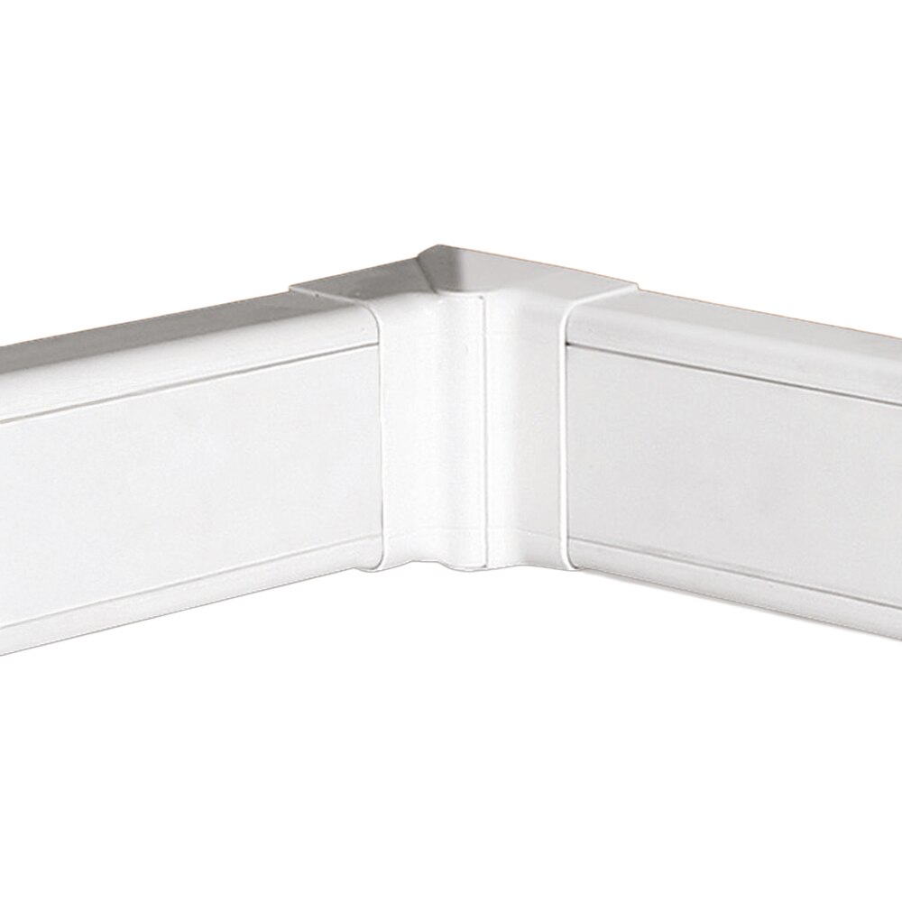 Colt interior canal cablu VISION, plastic, 100 x 50mm, alb