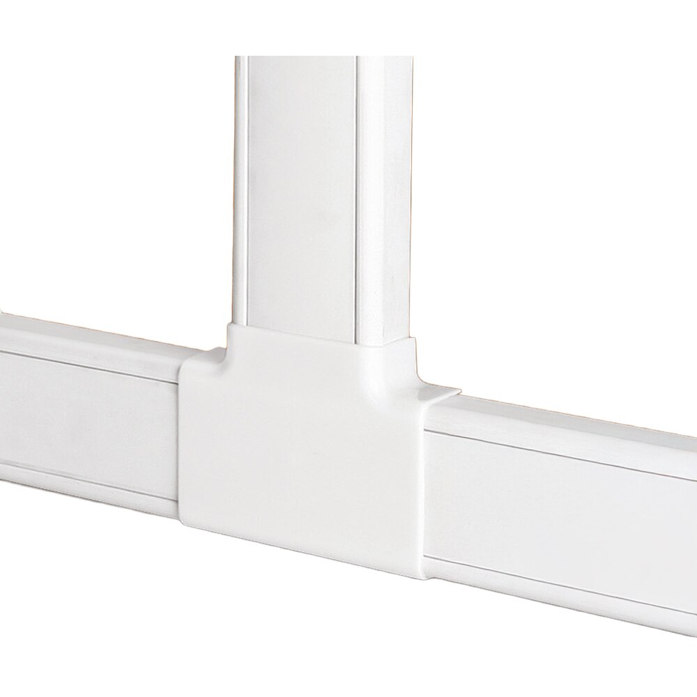 Imbinare T canal cablu VISION, plastic, 100 x 50mm, alb