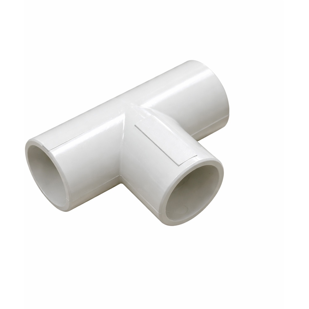 Cupla T tub rigid VISION, plastic, D16mm, alb
