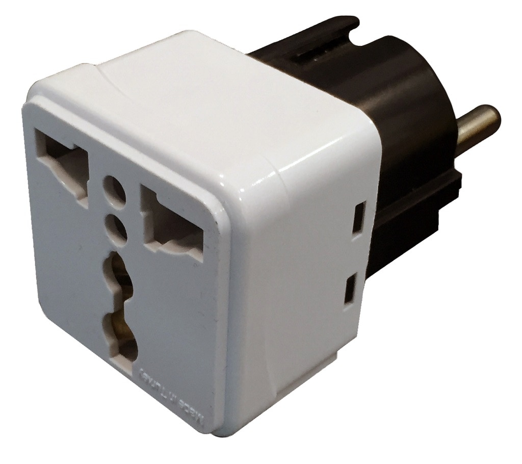 Adaptor priza englezeasca 16A, culoare alb 