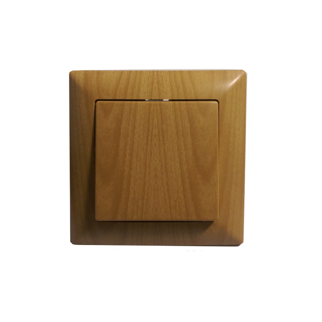 Intrerupator simplu, 10 A, 220 V, arțar • Gunsan  Visage