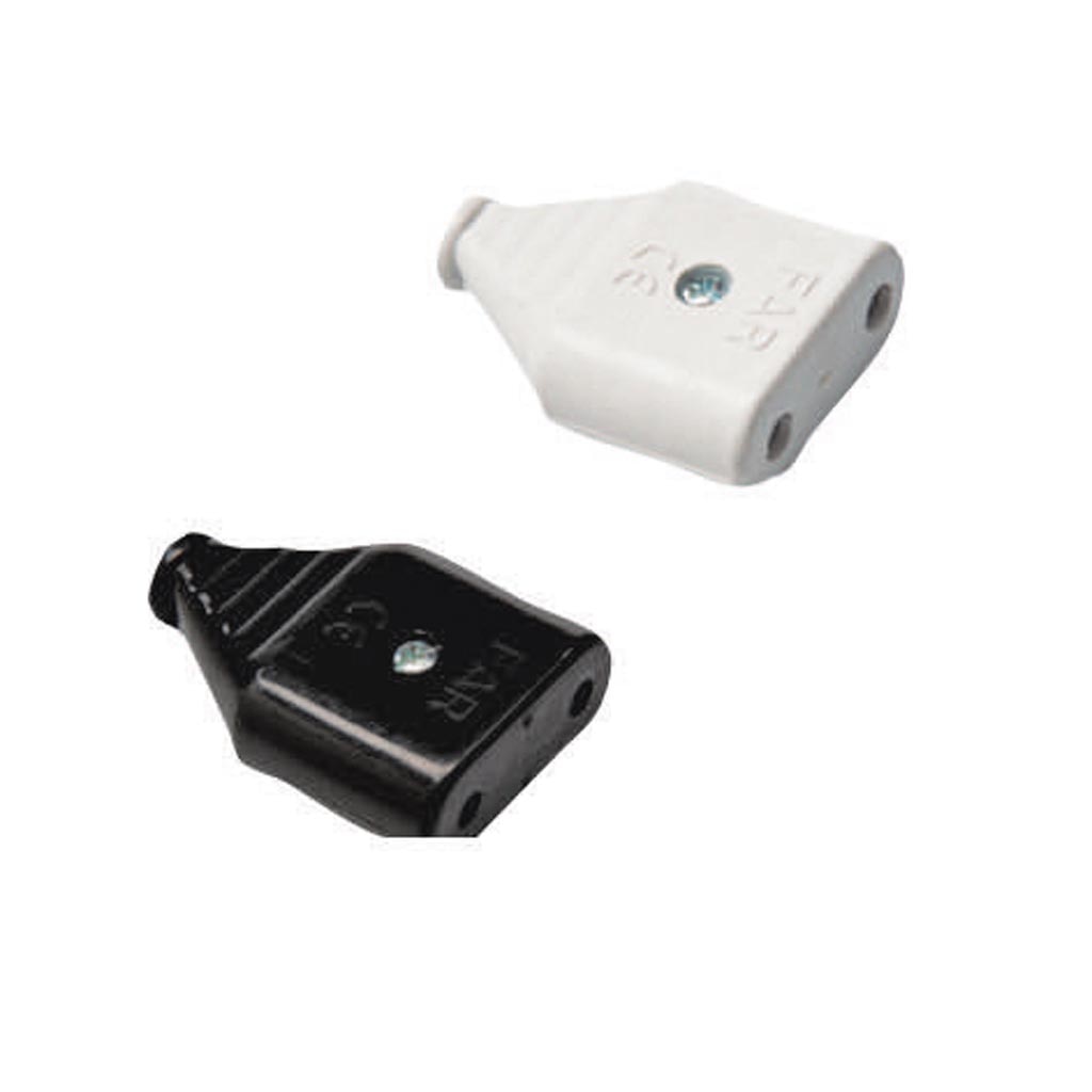 Priza portabila simpla plata 10A, ABS, alb