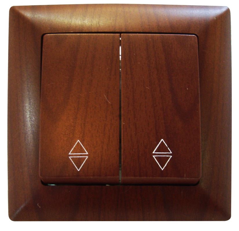 Intrerupator scara, 220 V, 10 A, wenge • Gunsan Visage