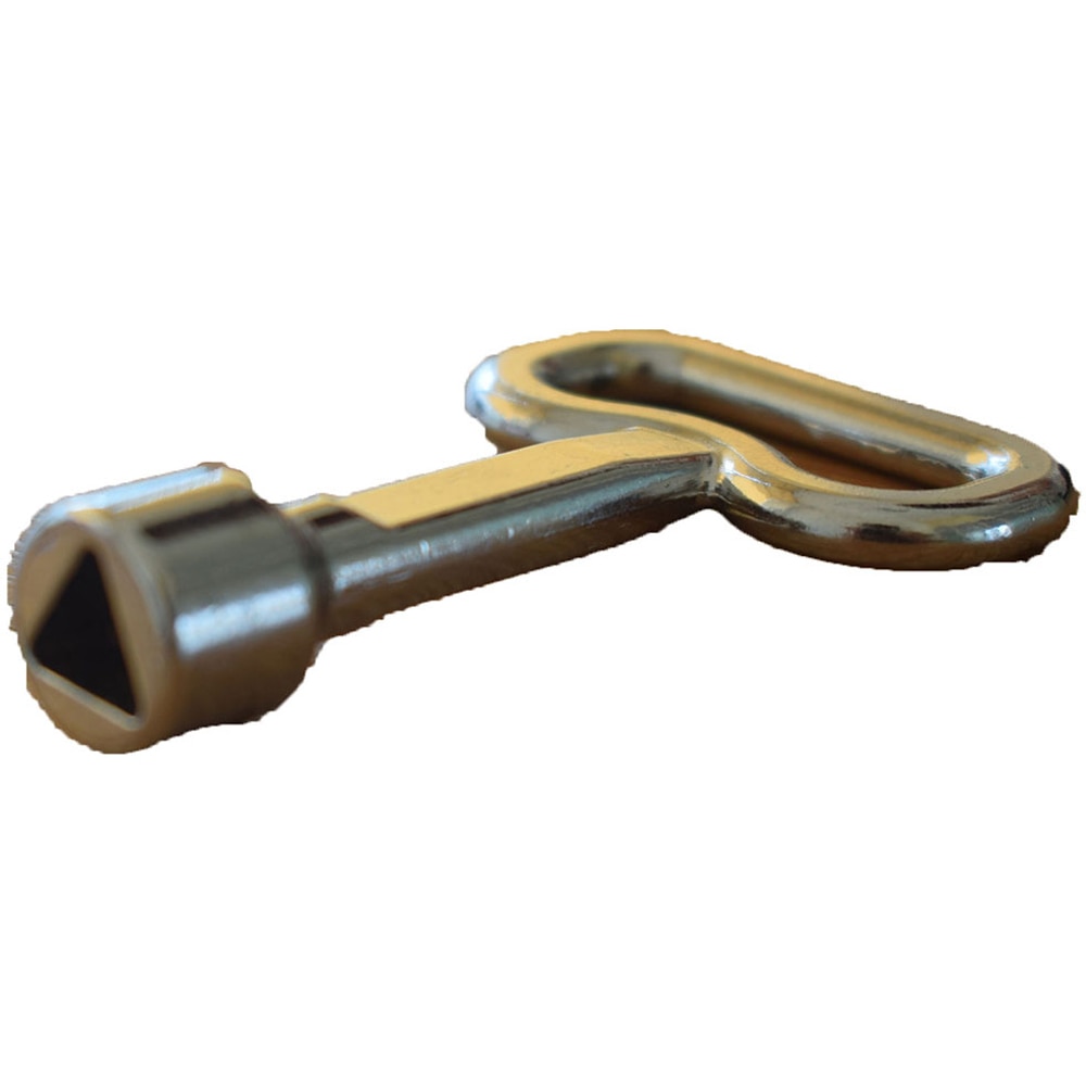 Cheie tablu electric VISION, metal, triunghi mic, 7mm, gri