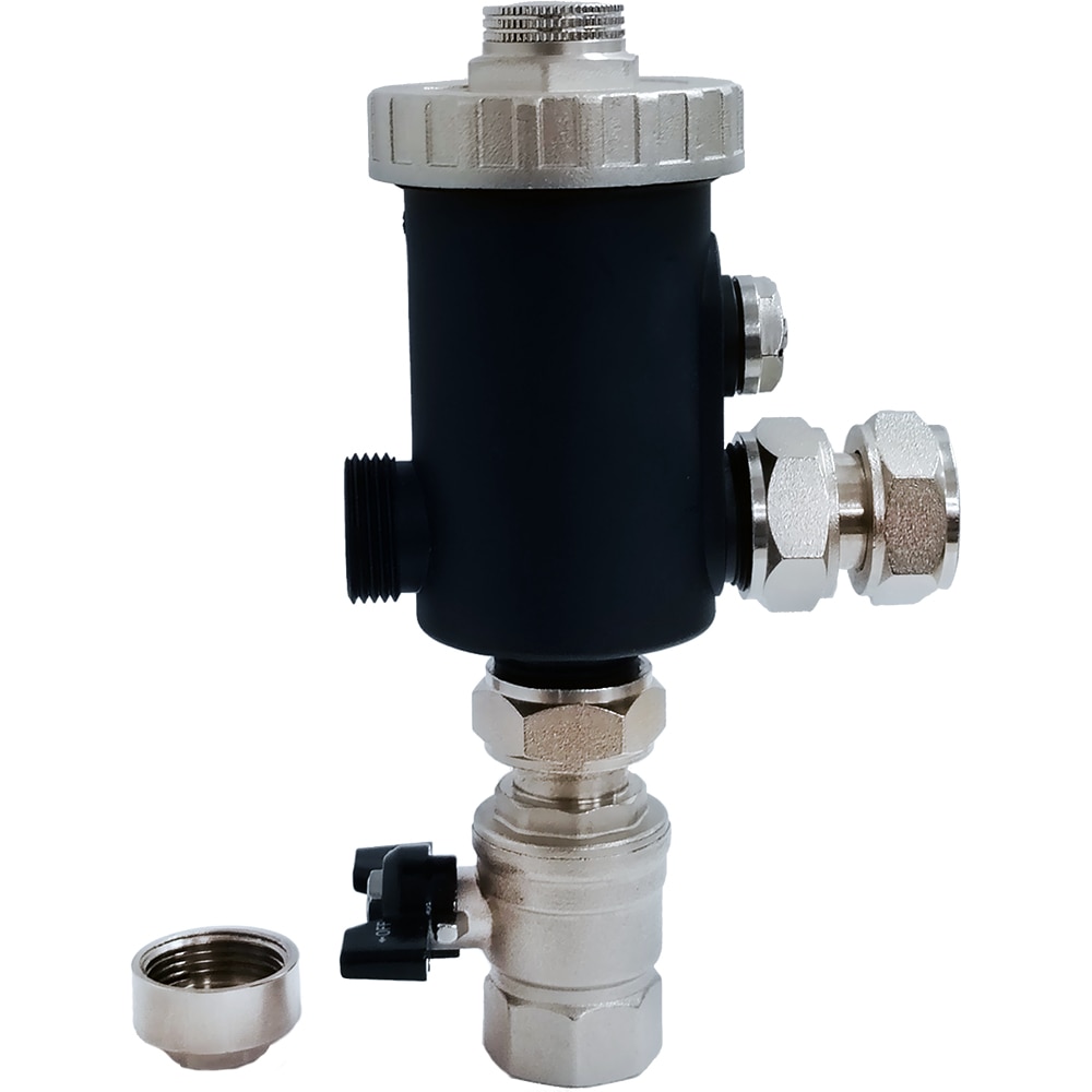 Filtru antimagnetita pentru instalatii termice G0205, 9000 Gauss, racord 3/4", negru