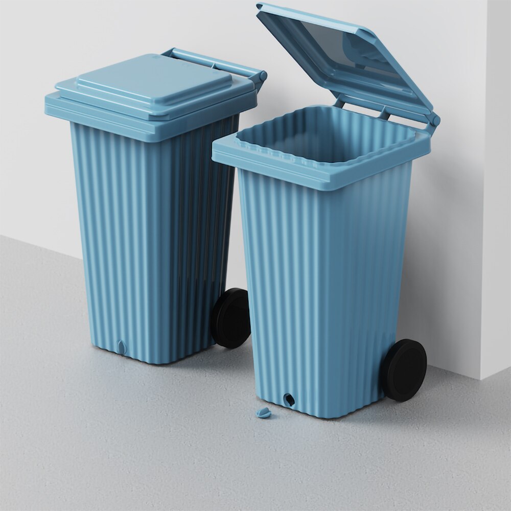 Europubela WAVE, cu evacuare, plastic, 120 l, albastru