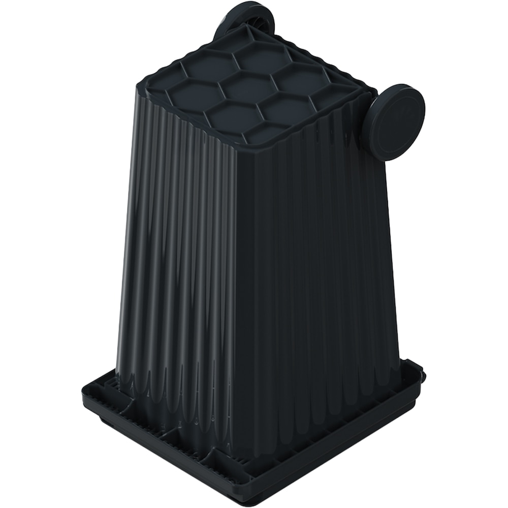 Europubela WAVE, plastic, 240 l, gri inchis