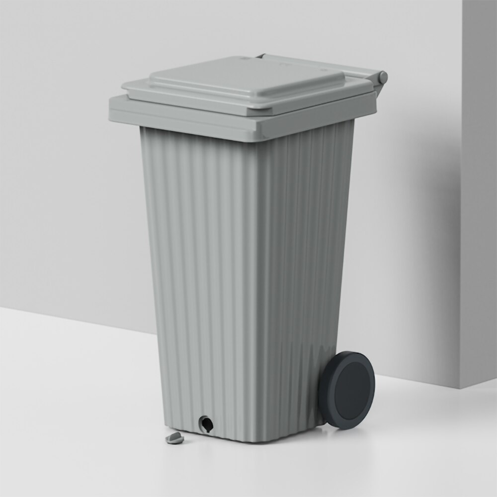 Europubela WAVE, cu evacuare, plastic, 120 l, gri deschis