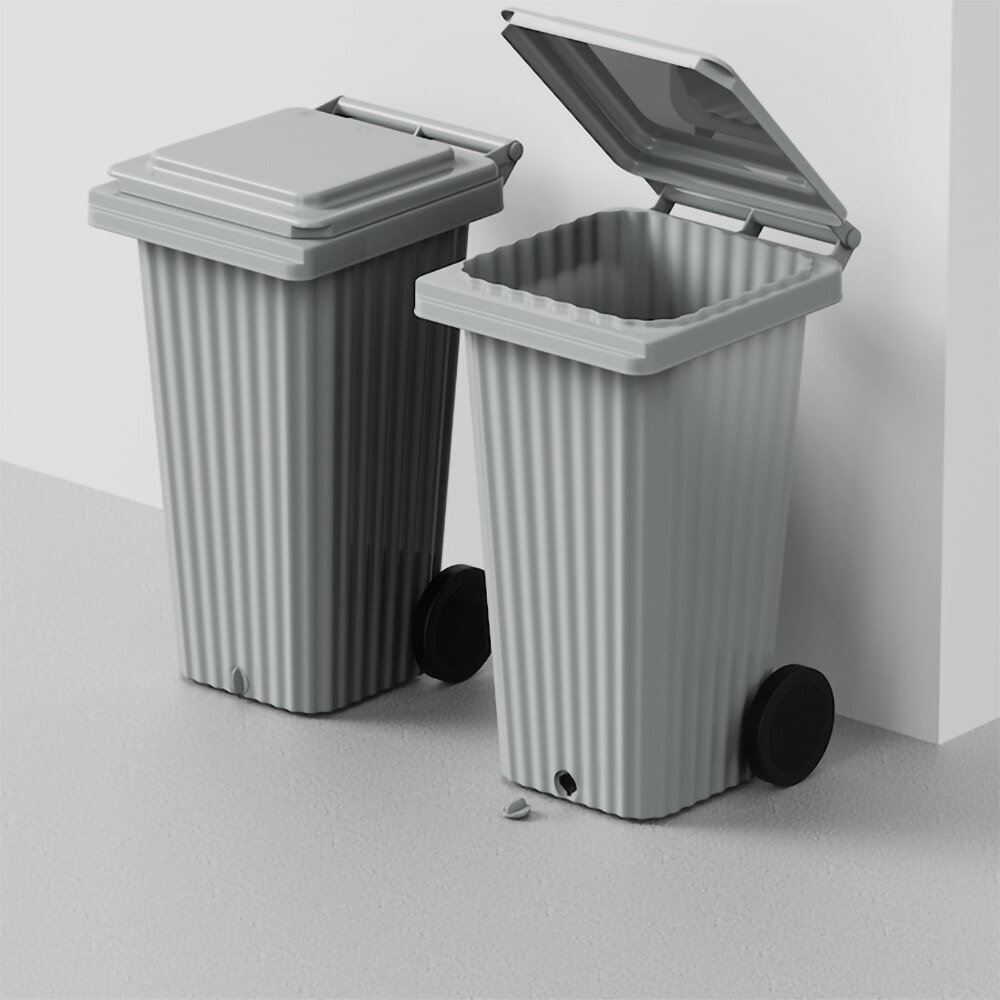 Europubela WAVE, cu evacuare, plastic, 120 l, gri deschis