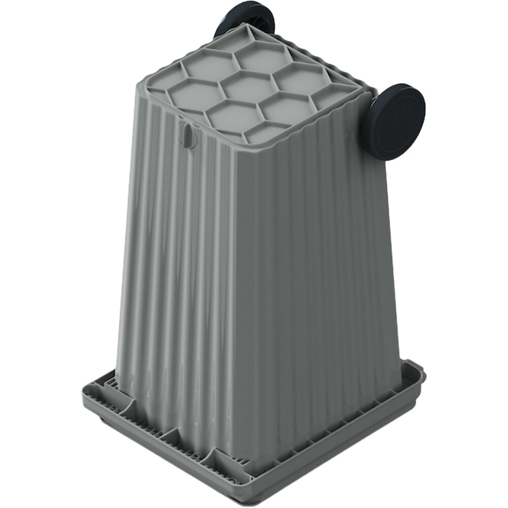 Europubela WAVE, cu evacuare, plastic, 240 l, gri deschis