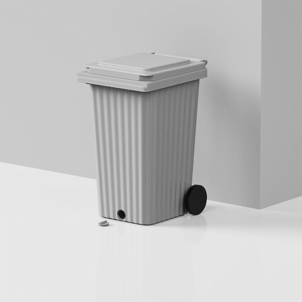 Europubela WAVE, cu evacuare, plastic, 240 l, gri deschis
