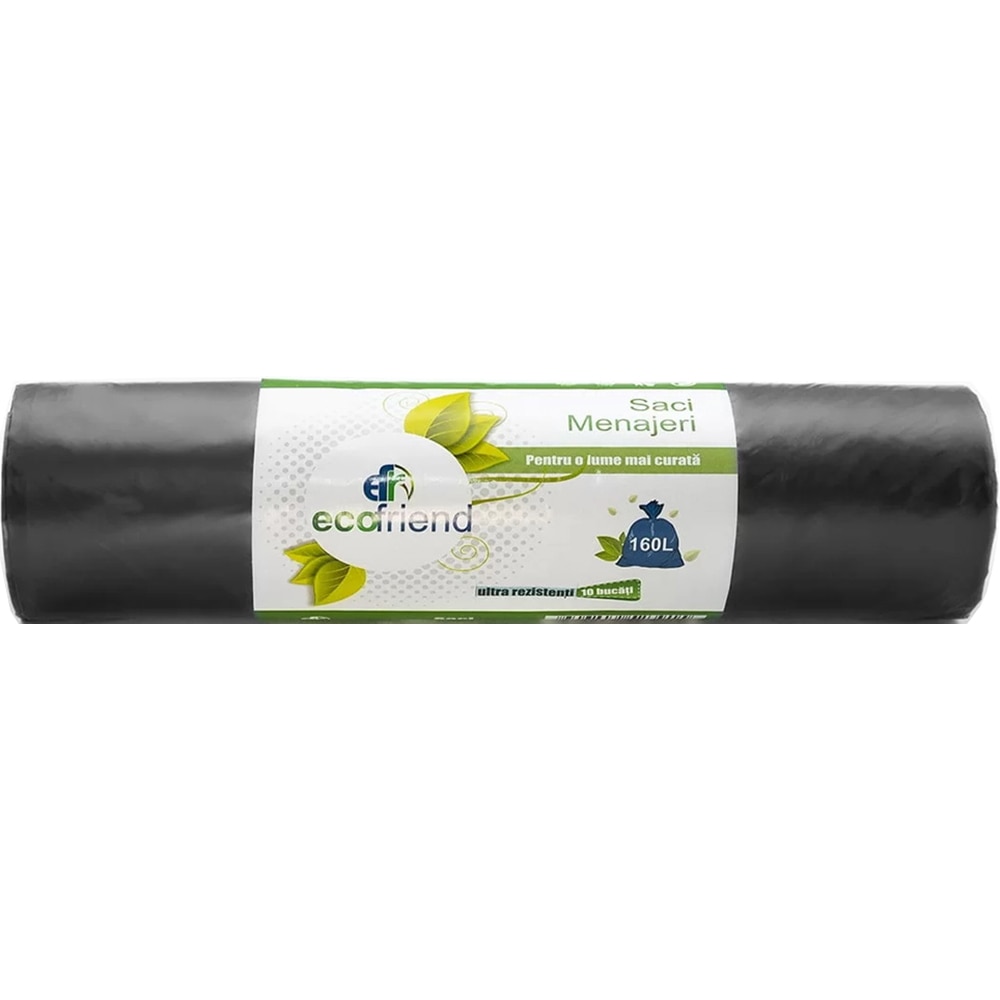 Saci menajeri ECOFRIEND 7539, 160 l, 10 bucati/rola