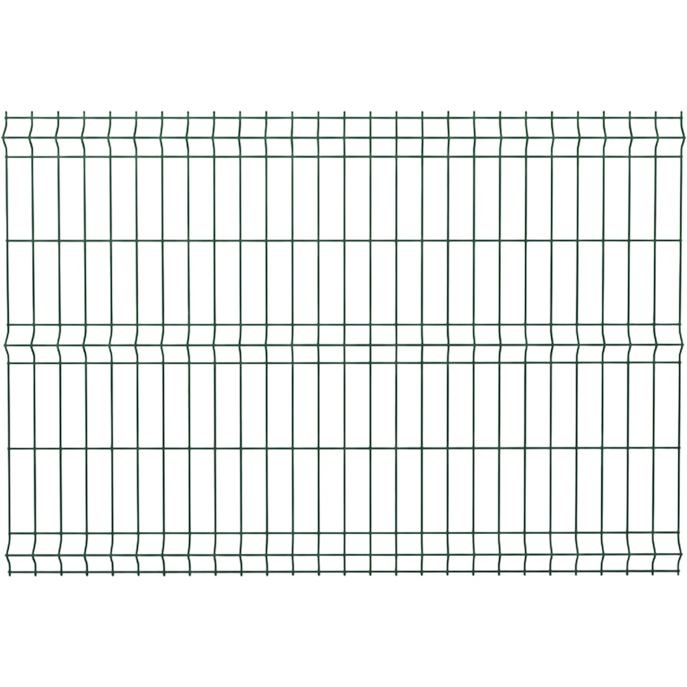 Panou de gard bordurat DIAL, 123 x 201 x 6.25 cm, 4.2 mm, verde