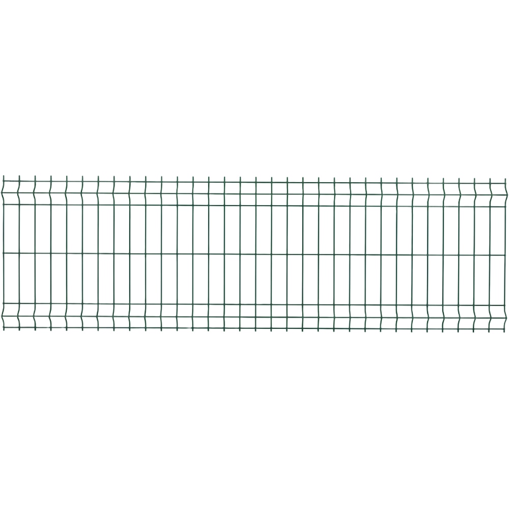 Panou de gard bordurat DIAL, 63 x 201 x 6.25 cm, 4.2 mm, verde