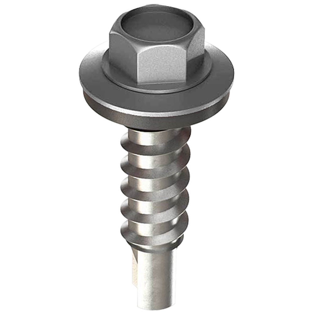 Surub autoforant hexagonal BILKA, 4.8 x 20mm, otel, 250buc, argintiu