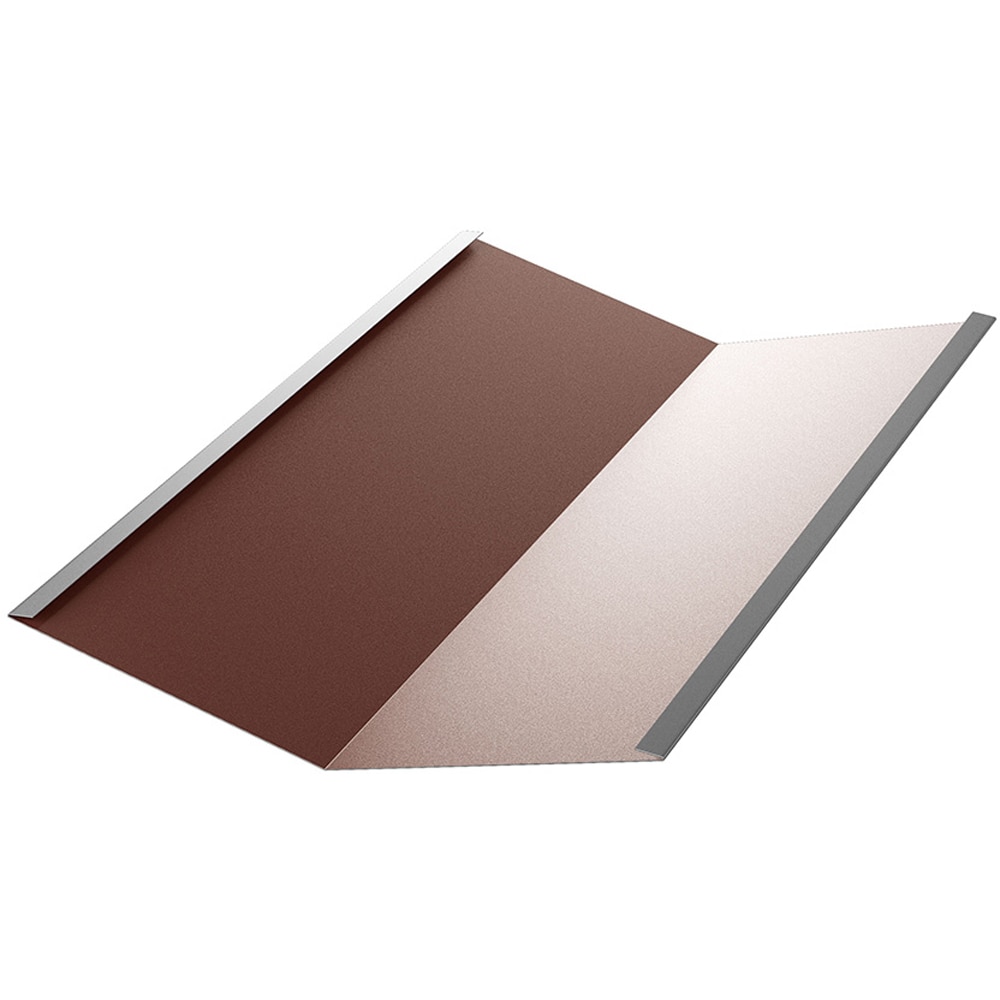 Dolie BILKA, maro mat (RAL8017), 2000 x 417 x 0.4 mm