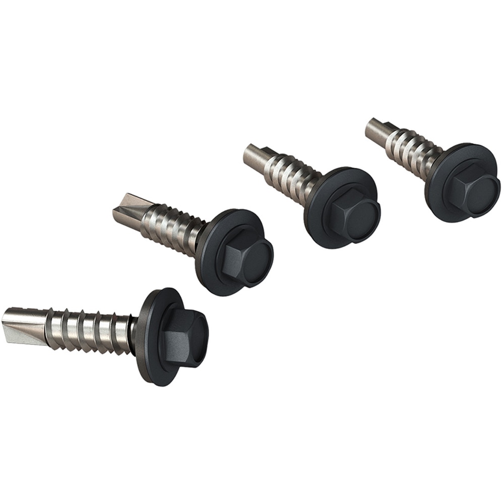 Surub autoforant hexagonal BILKA, 4.8 x 20mm, otel, 250buc, gri