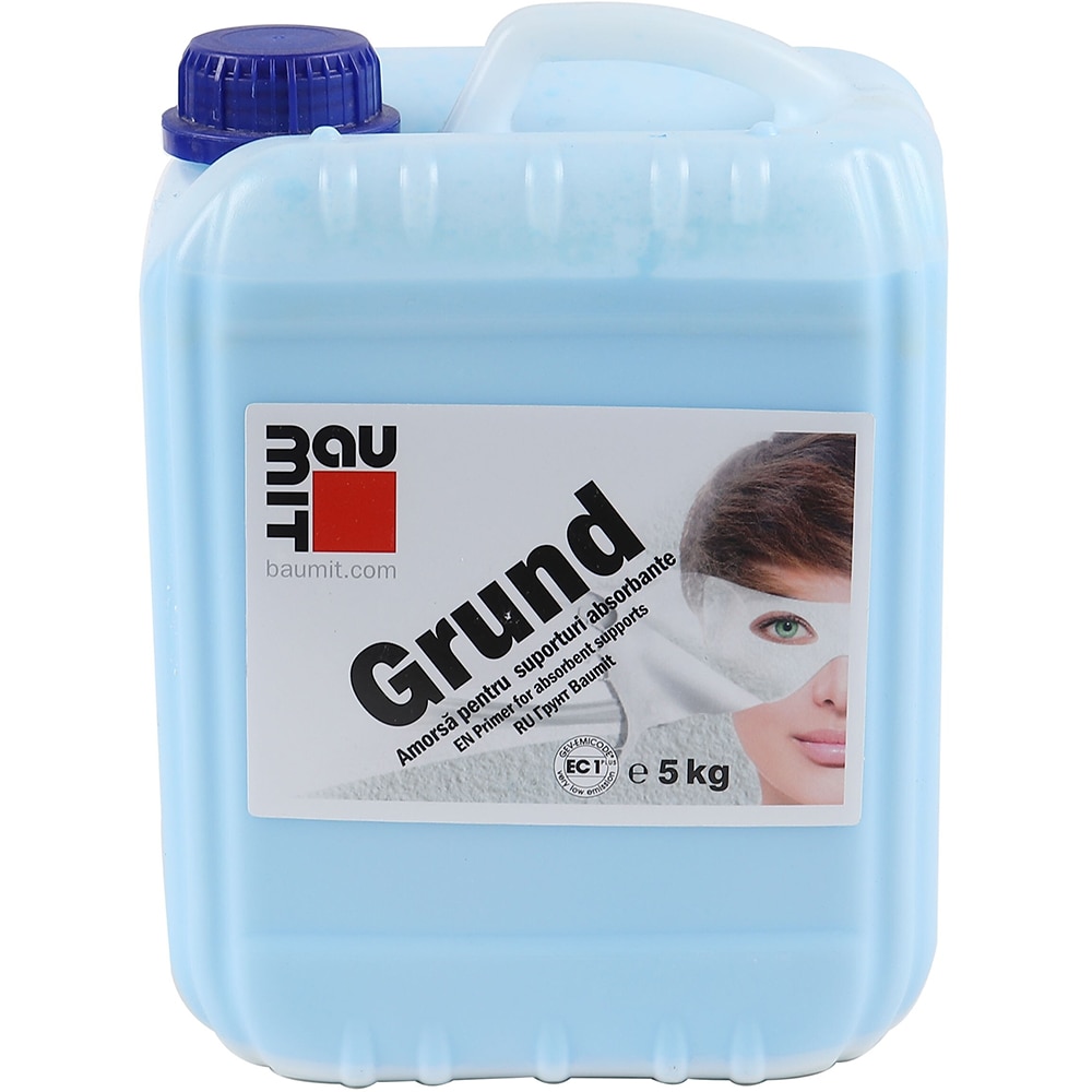 Amorsa sapa si hidroizolatii BAUMIT Grund, 5 Kg