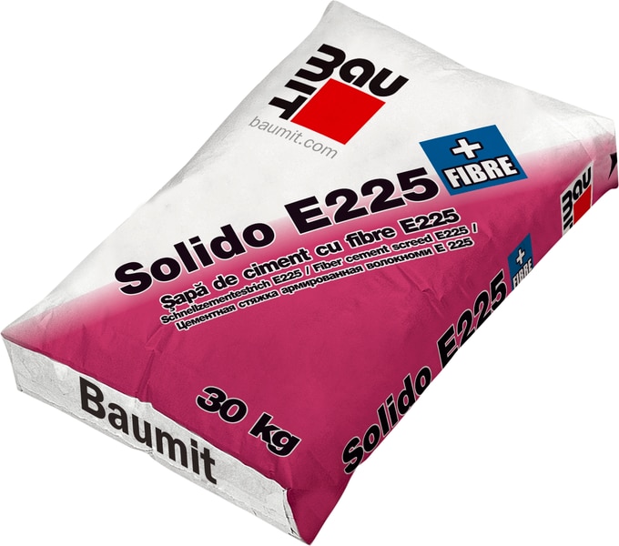 Sapa de ciment C20 - Solido E225 + fibre, 30 kg