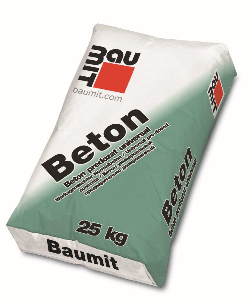 Beton uscat predozat, C16/20, 25 kg Baumit
