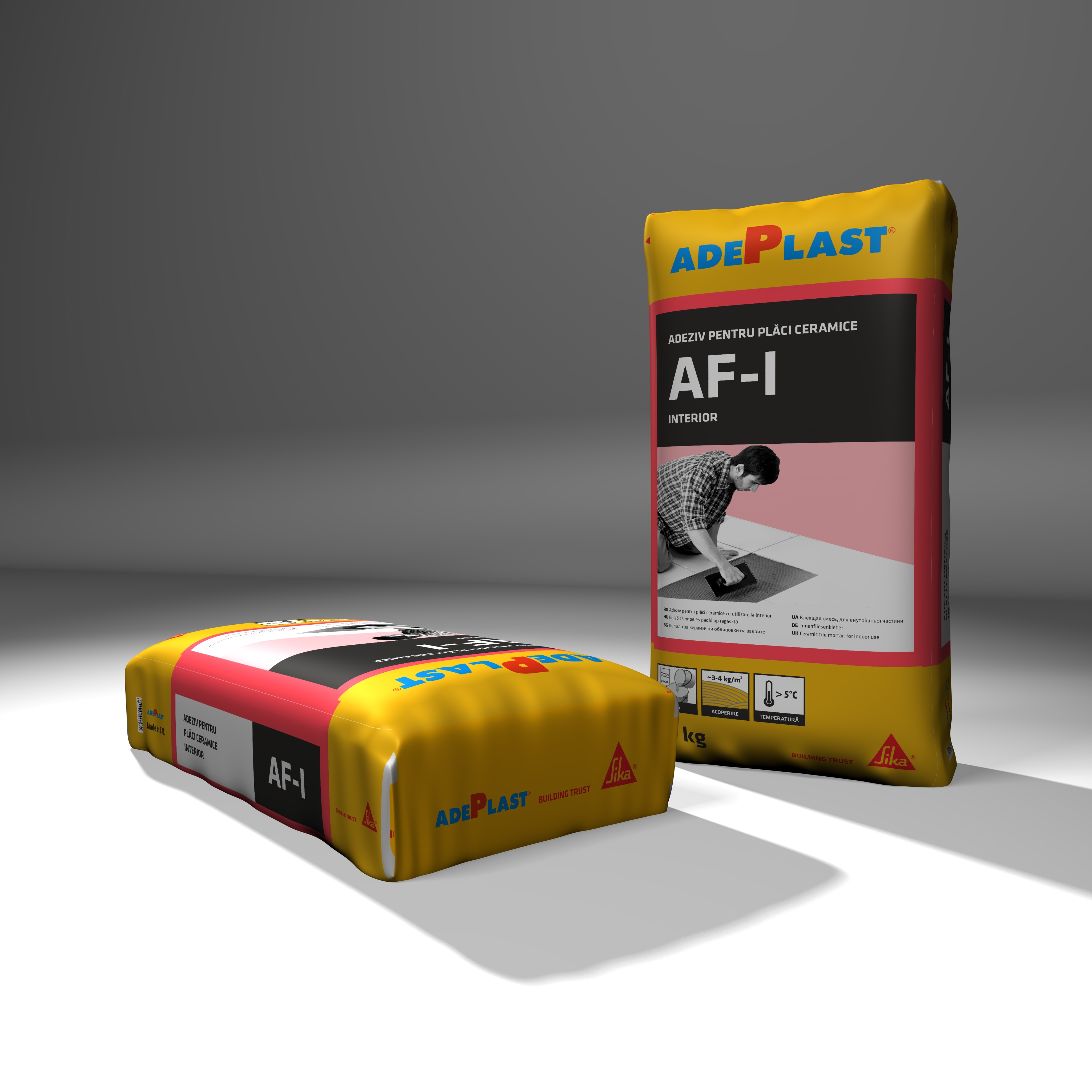 Adeziv pentru interior, gri, 25 kg  Adeplast AF-I
