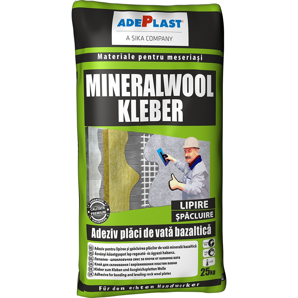 Adeziv vata bazaltica Adeplast Mineralwool Kleber, 25 kg