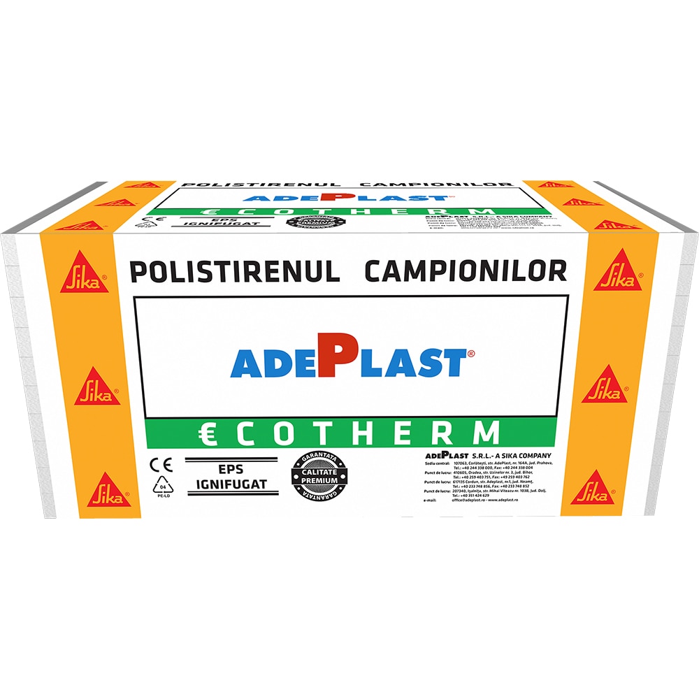 Polistiren expandat ADEPLAST EPS 50, 5 cm, 5 mp
