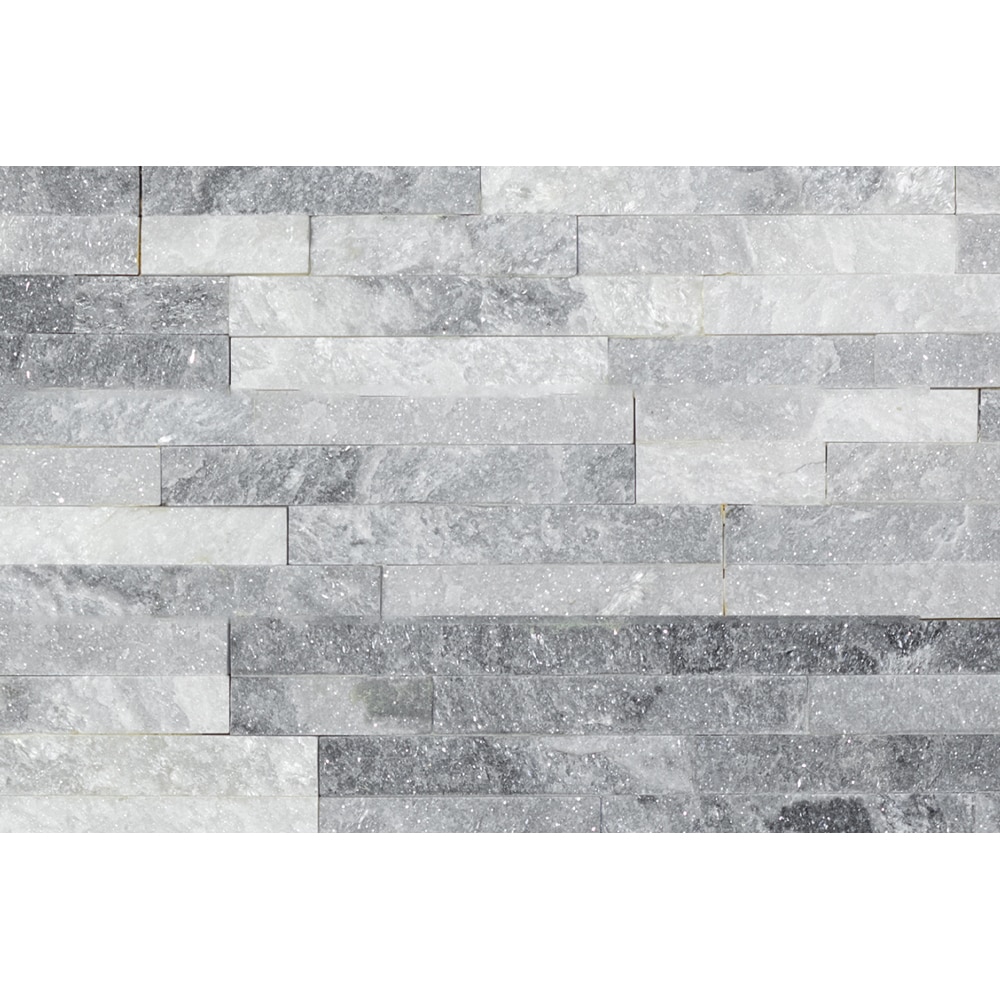 Piatra naturala MODULO, 40 x 10 cm, 0.68 mp, quartz, alb-negru