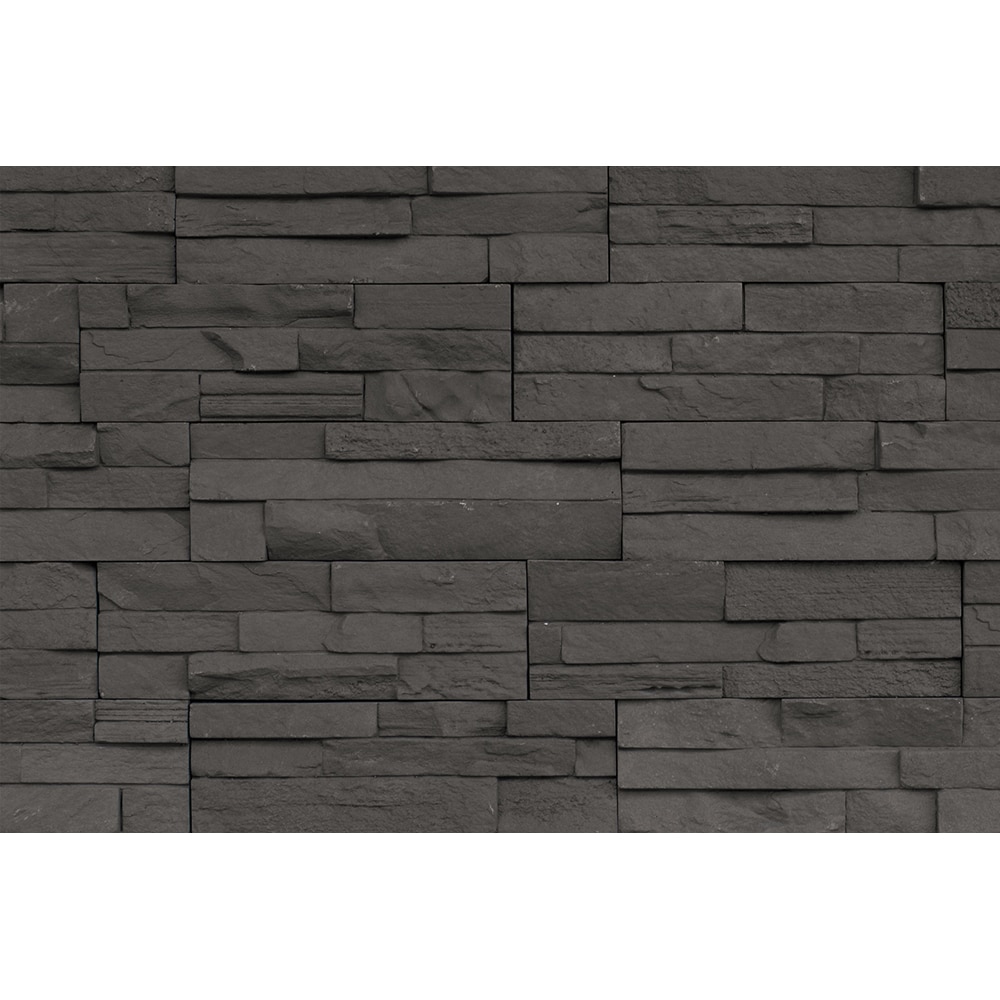 Piatra decor MODULO, 35 x 11 cm, 0.583 mp, beton, negru