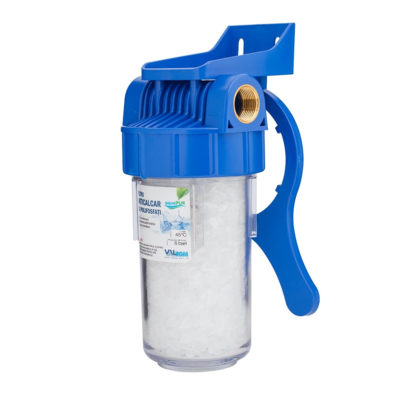 Kit filtru anticalcar 7" d3.4 polifosfati  Valrom Aquapur