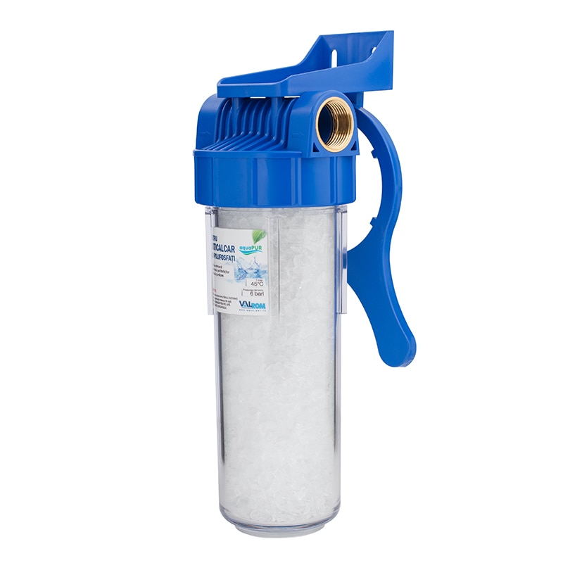 Kit filtru anticalcar 10" d1 polifosfati  Valrom Aquapur