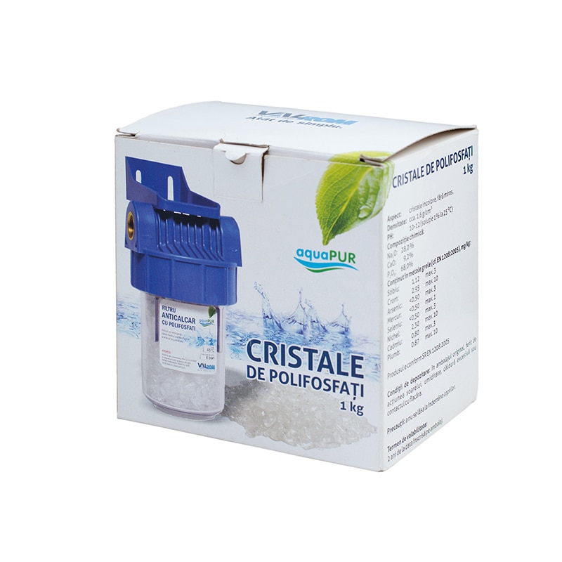 Cristale polifosfati 1kg • Valrom Aquapur