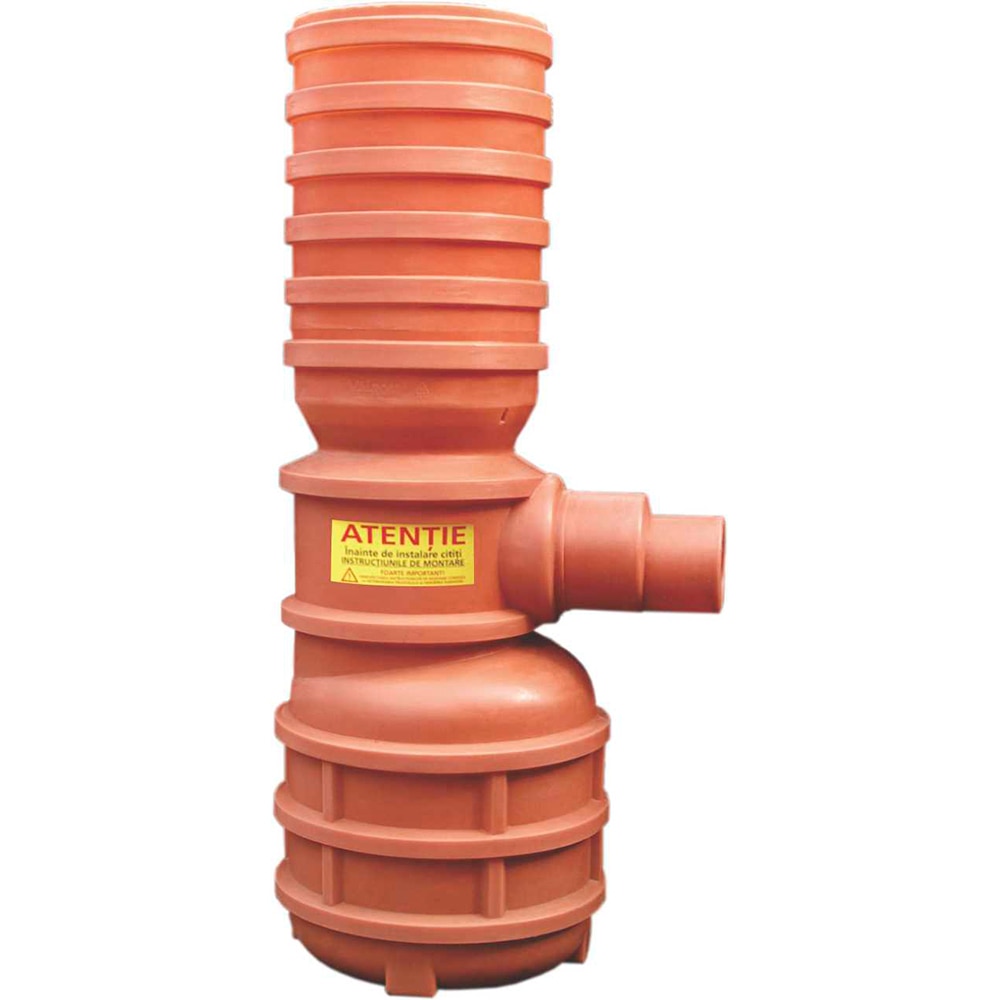 Camin pluvial tip geiger VALROM Kompactkit, polietilena, 200/160mm, D400 mm, H1560mm, portocaliu