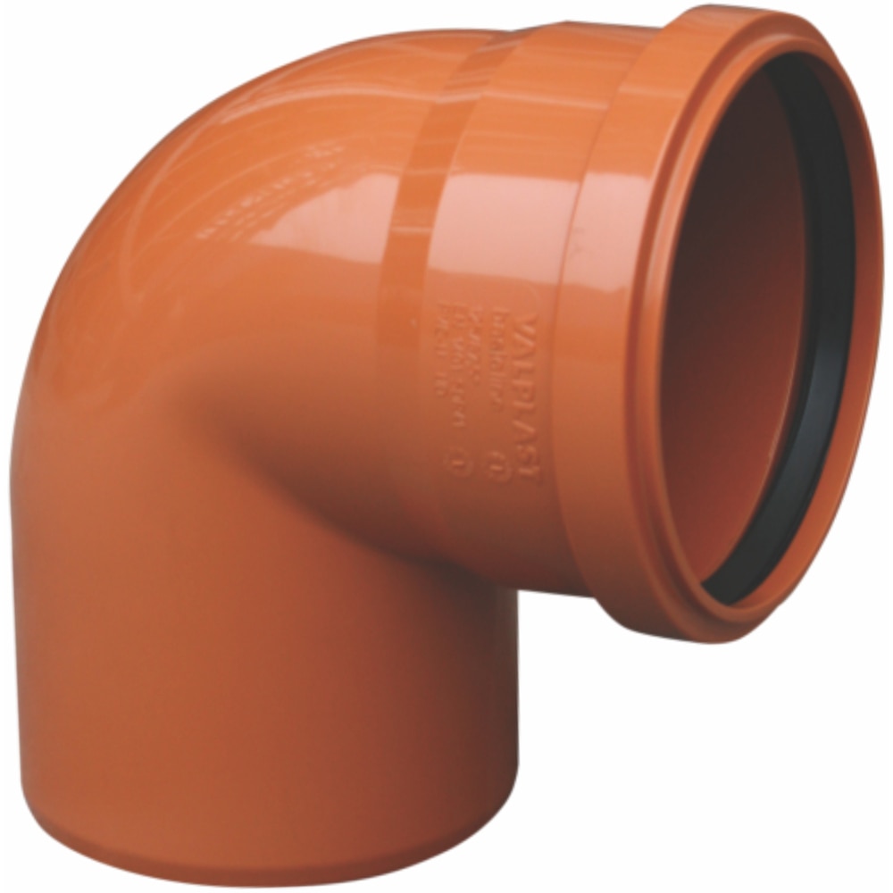 Curba canalizare VALROM VALPlast, PVC, 87 grade, D 50 mm