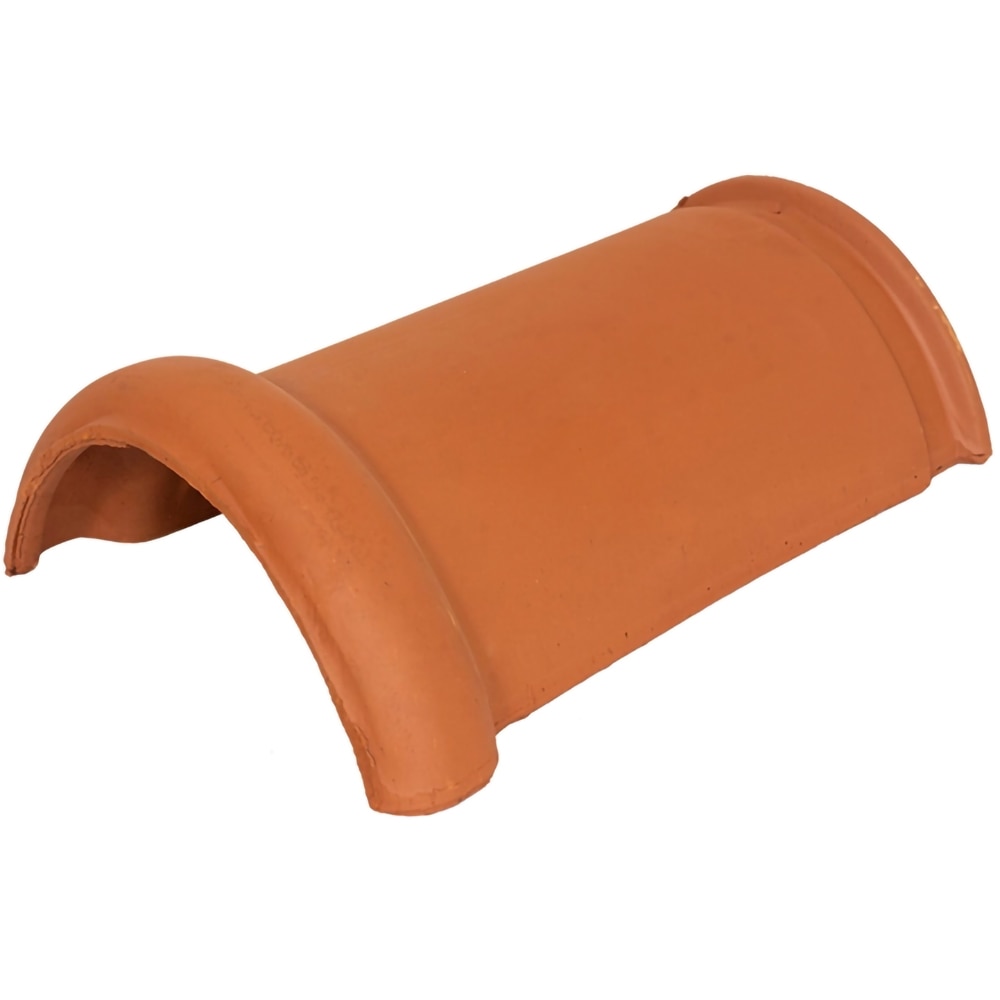 Coama mare LEIER, ceramica, 37.5 x 27.5 cm, caramiziu, RAL 8004