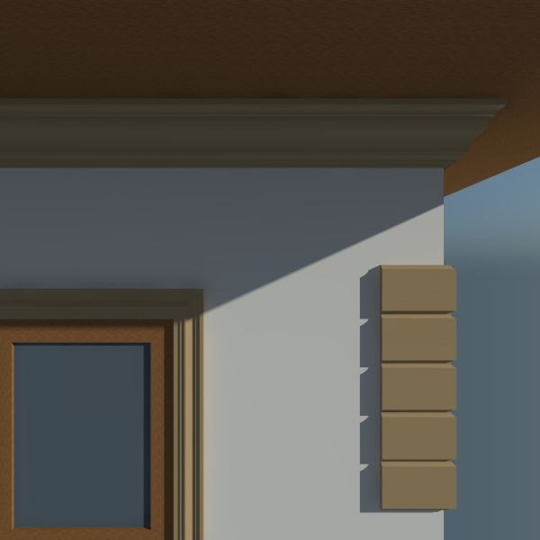 Cornisa fereastra, exterior, 21.5 x 16 x 200 cm  Adro Decor