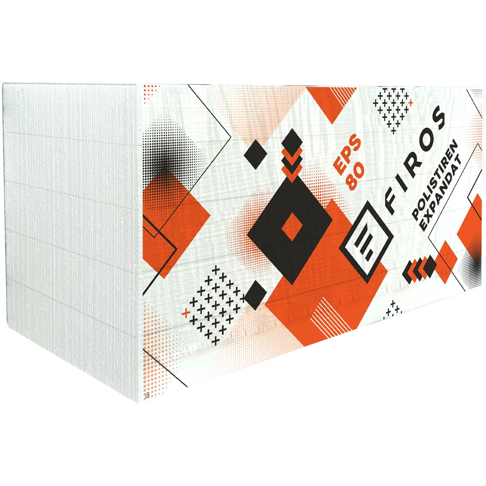 Polistiren expandat Firos EPS 80 kpa, 10 cm, 2.5 mp