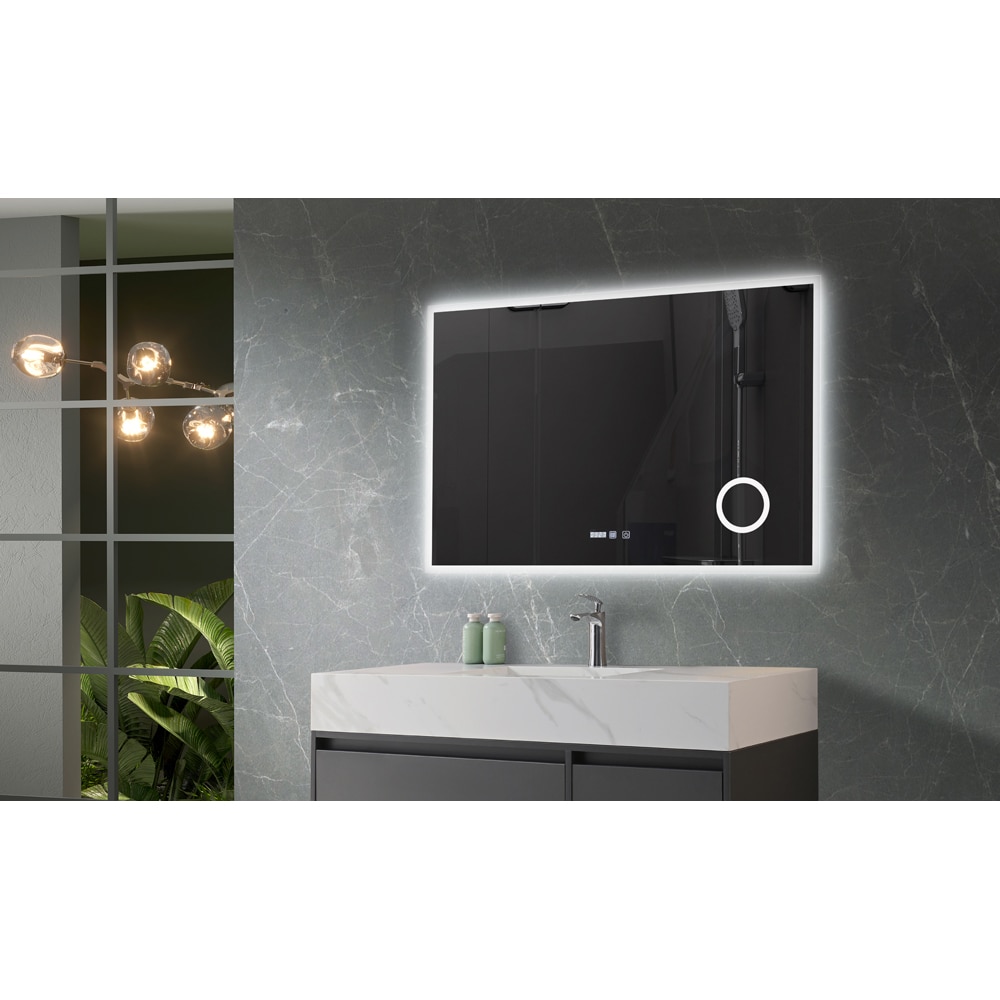 Oglinda baie BELFORM Atlantis, 120 x 4 x 80 cm, iluminare LED
