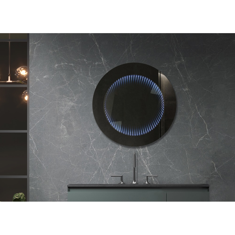 Oglinda baie BELFORM Atlantis, 60 x 4 x 60 cm, iluminare LED