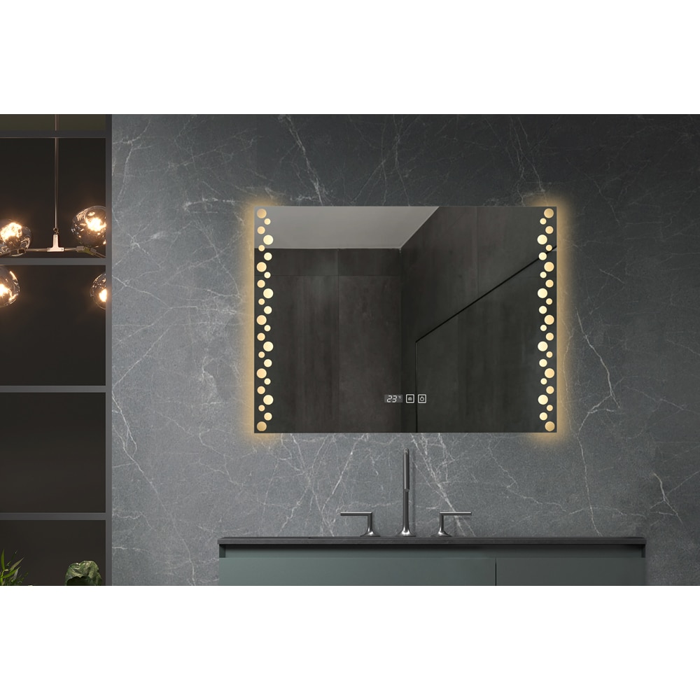 Oglinda baie BELFORM Atlantis, 80 x 4 x 60 cm, iluminare LED, senzor touch