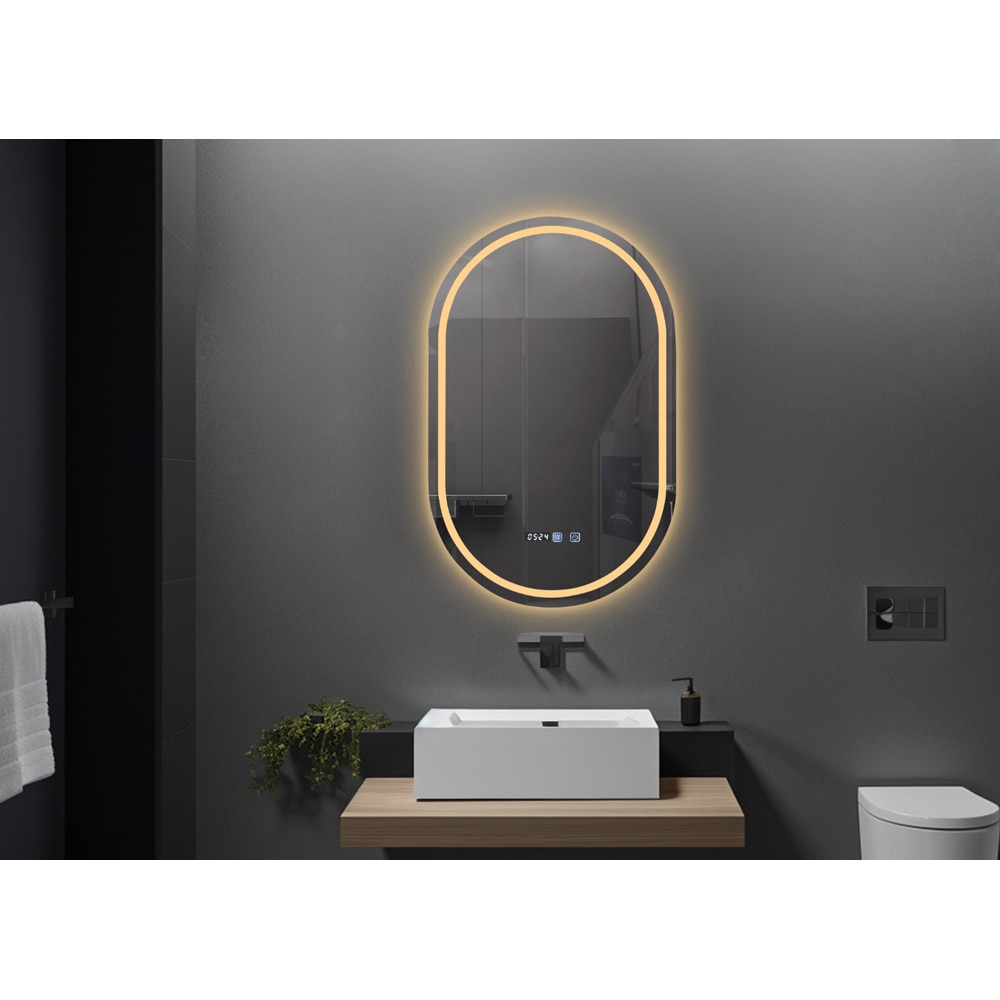 Oglinda baie BELFORM Atlantis, 50 x 3 x 90 cm, iluminare LED