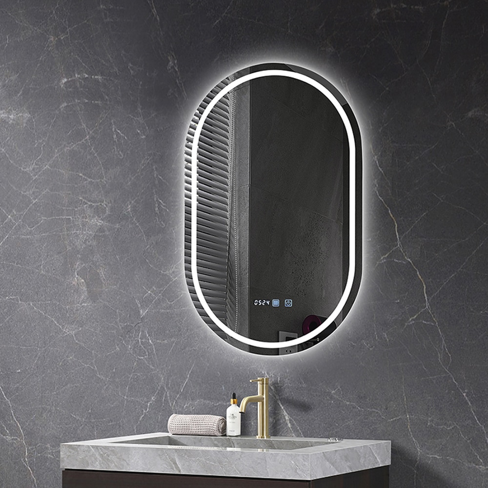 Oglinda baie BELFORM Atlantis, 50 x 3 x 90 cm, iluminare LED