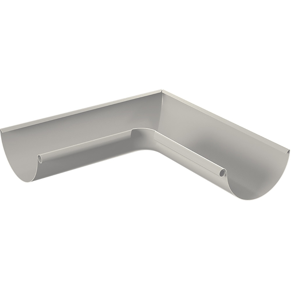 Coltar jgheab interior WETTERBEST, 150 mm, metal, RAL 9010