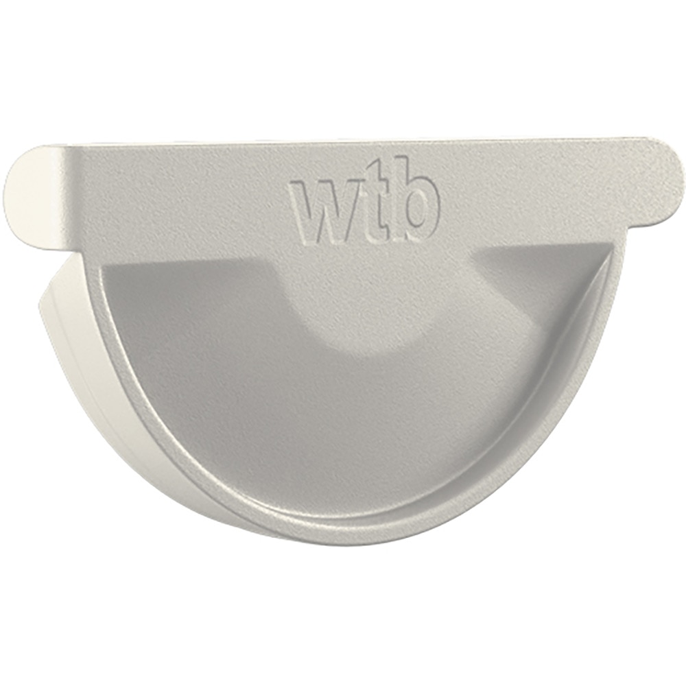 Capac jgheab WETTERBEST, 150 mm, metal, RAL 9010