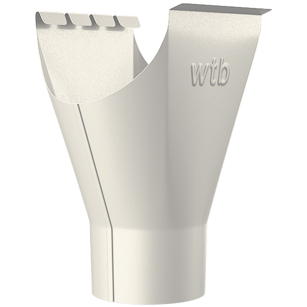 Racord jgheab burlan WETTERBEST, 150/97 mm, metal, RAL 9010