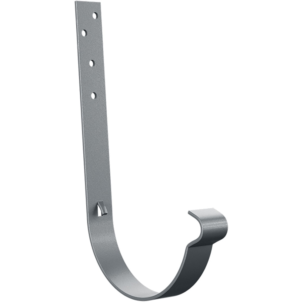 Carlig jgheab WETTERBEST, 160 mm, metal prevopsit, gri RAL 7016